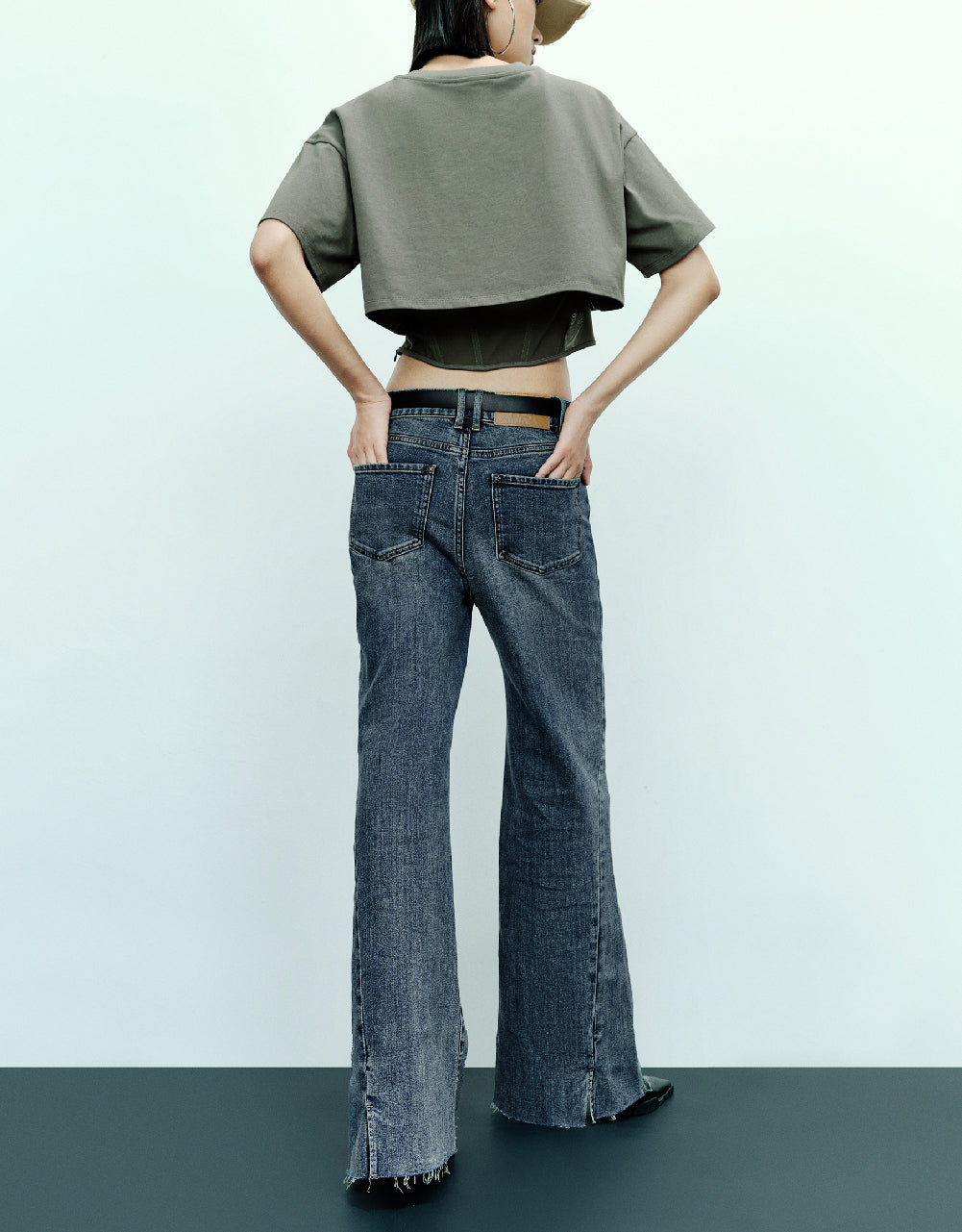 Drop Shoulder Sleeve Tee