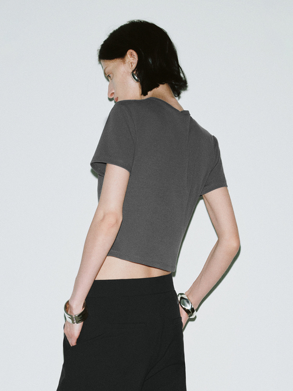 2 In 1 Skinny T-Shirt