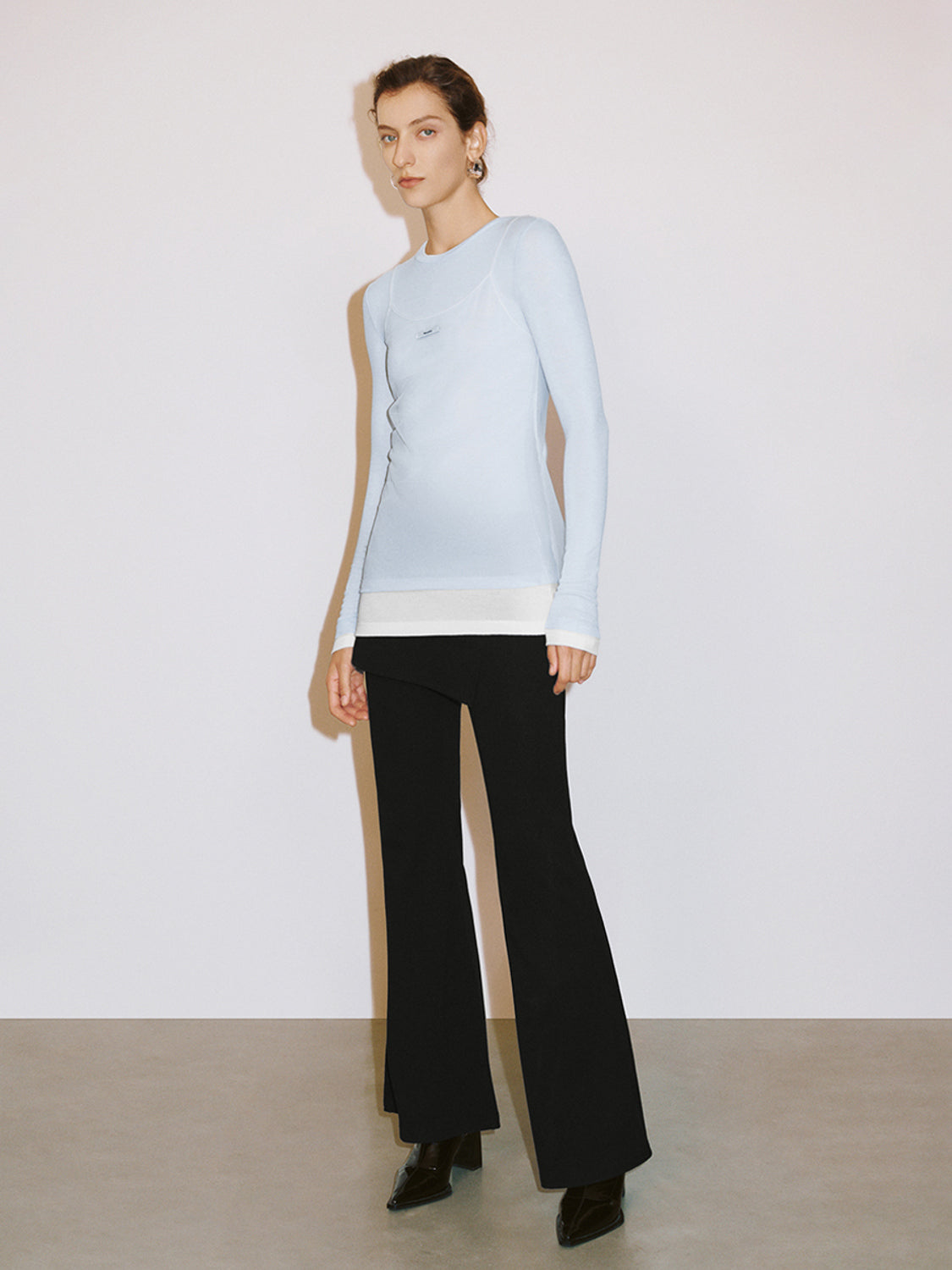 2 In 1 Skinny T-Shirts