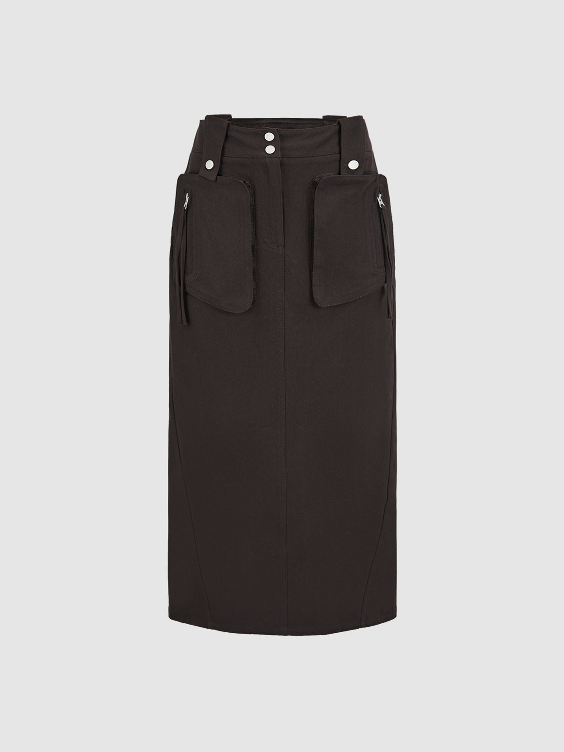 Patch Pocket Straight Skirts