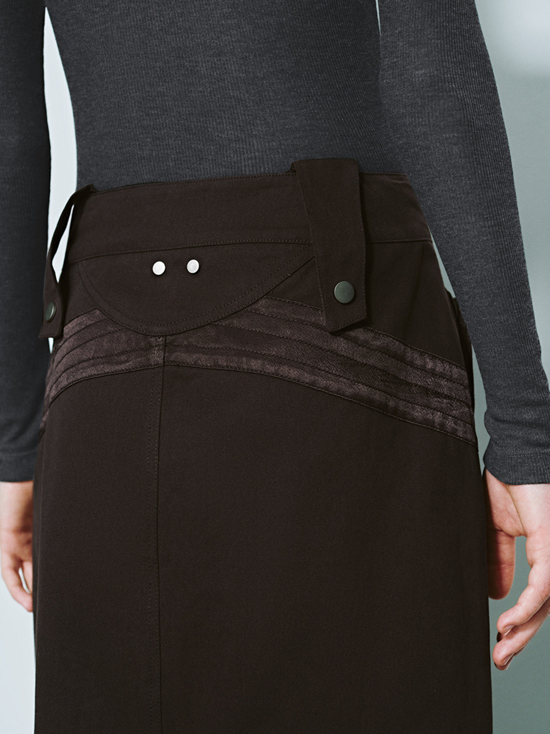 Patch Pocket Straight Skirts