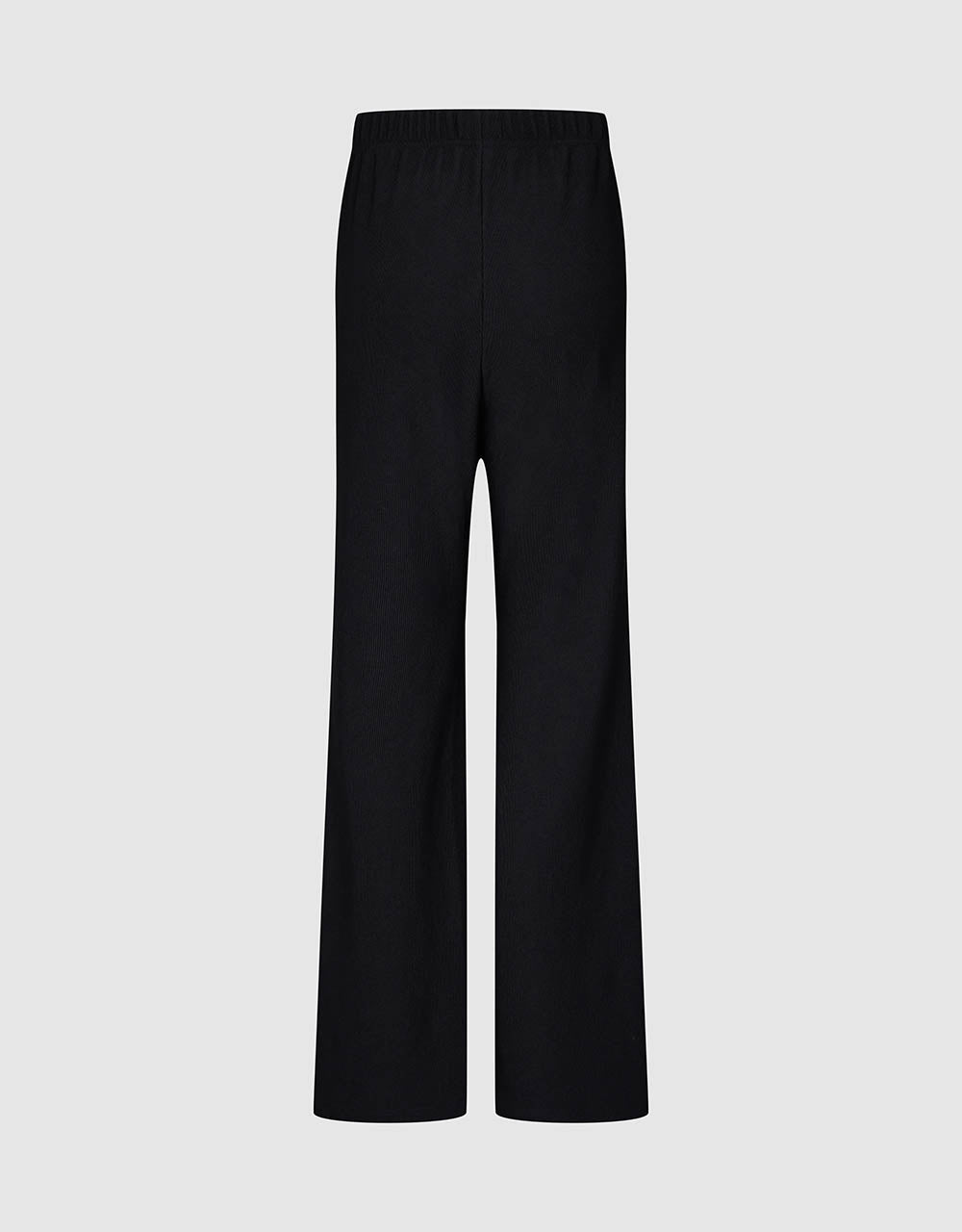 Elastic Waist Knitted Wide-Leg Pants