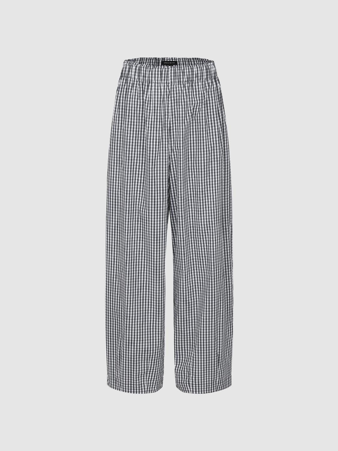 Striped Carrot Fit Pants