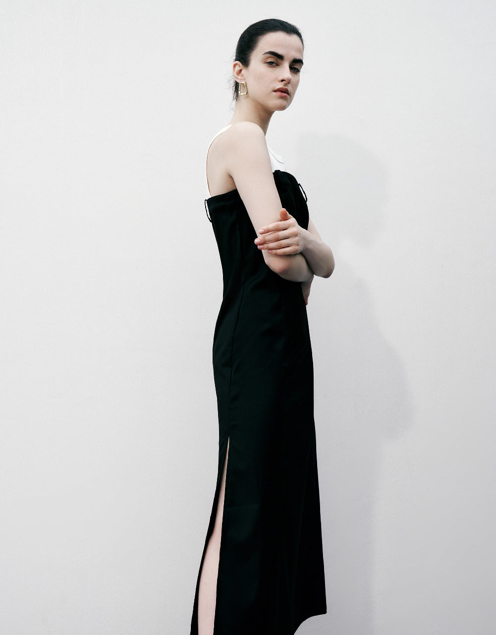 Sleeveless Crew Neck A-Line Dress
