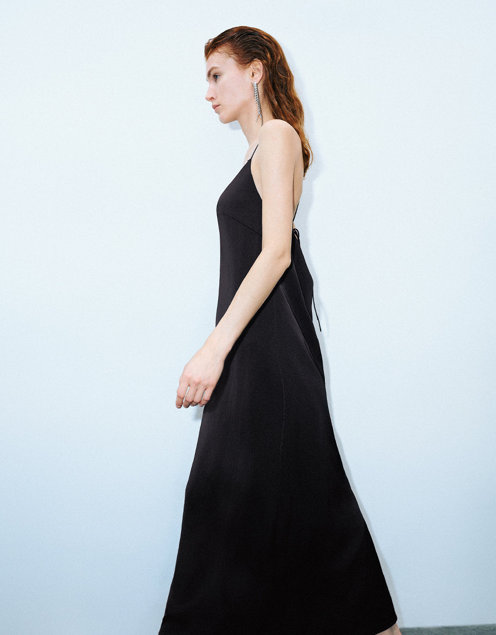 V Neck A-Line Cami Dress