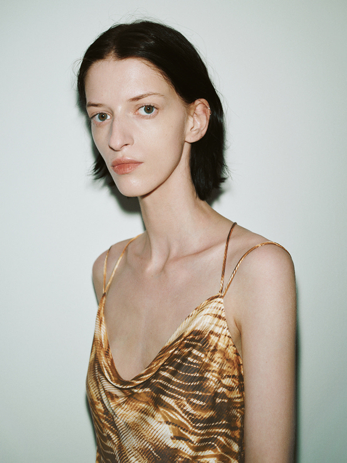 Leopard Printed A-Line Cami Dress