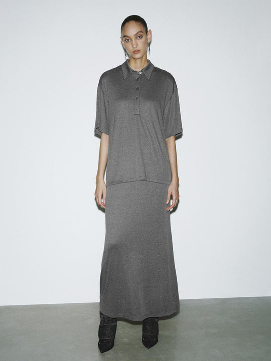 Shirt Collar Straight Dresses