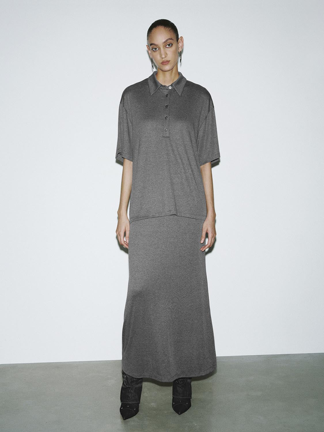 Shirt Collar Straight Dresses