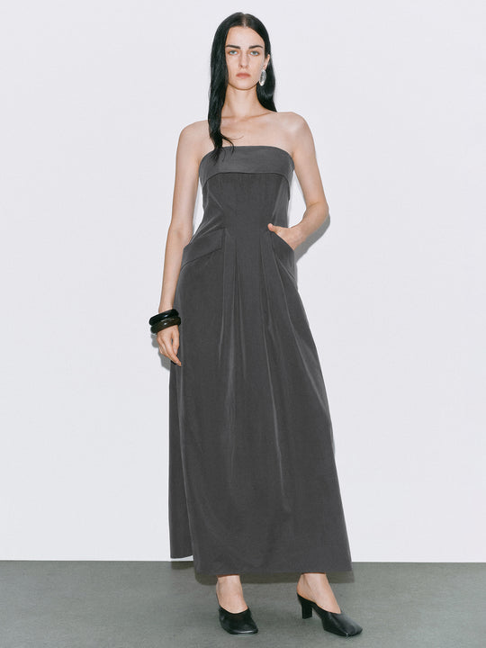 Bandeau A-Line Maxi Dresses