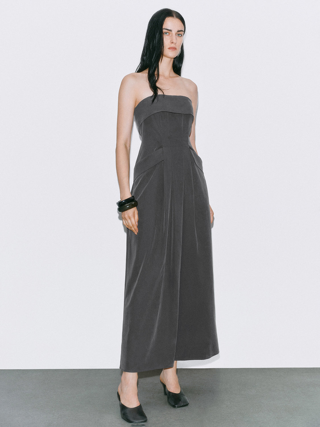 Bandeau A-Line Maxi Dresses
