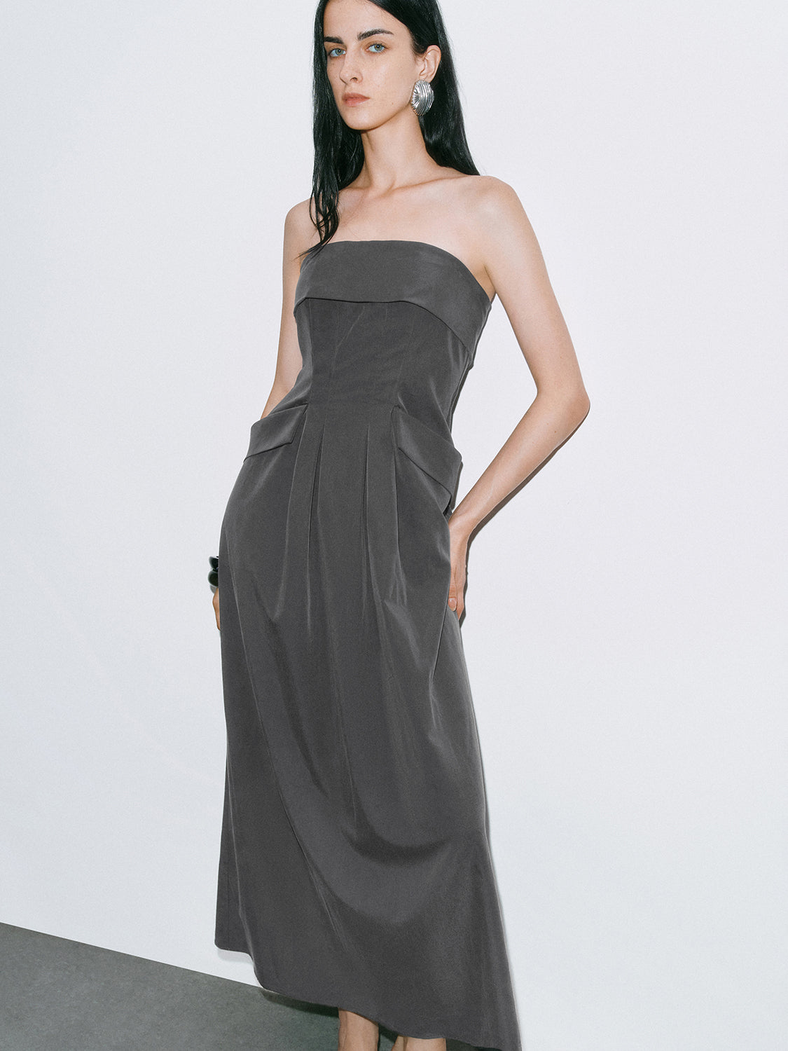 Bandeau A-Line Maxi Dresses