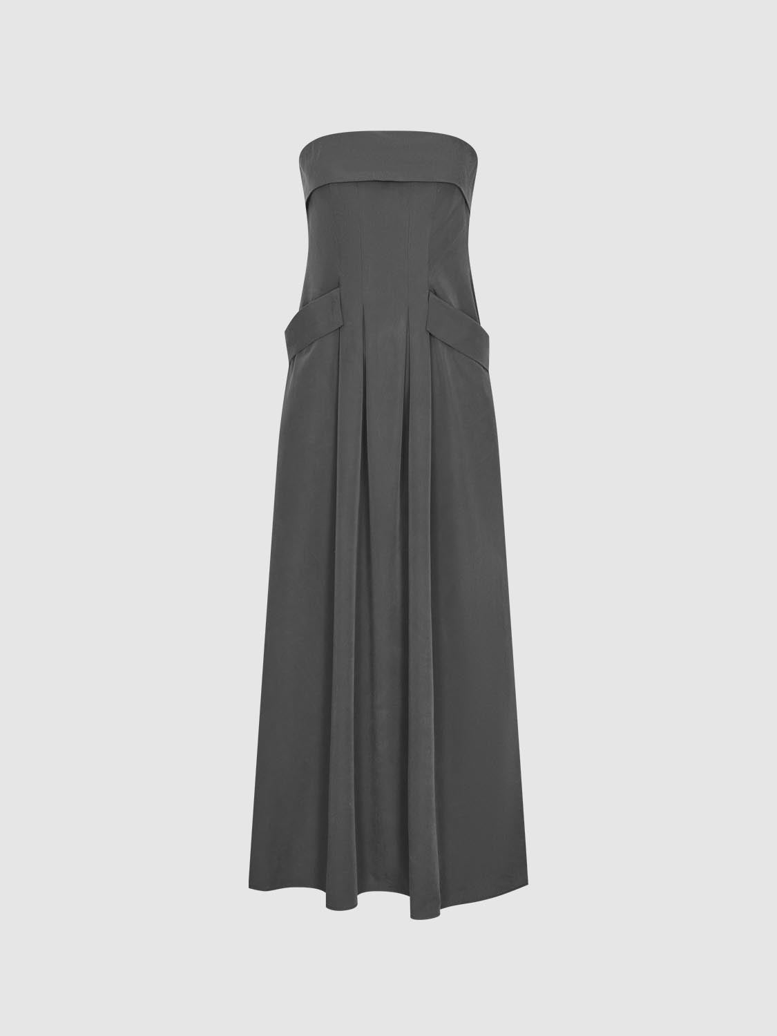 Bandeau A-Line Maxi Dresses