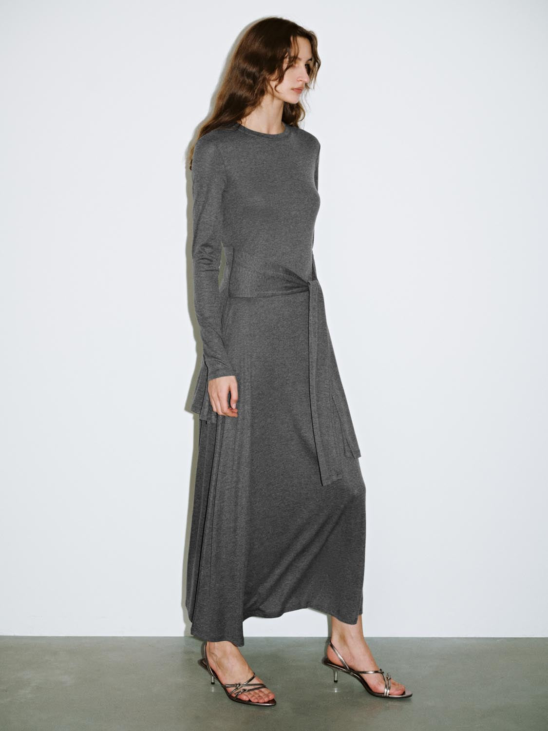 Skinny A-Line Maxi Dresses