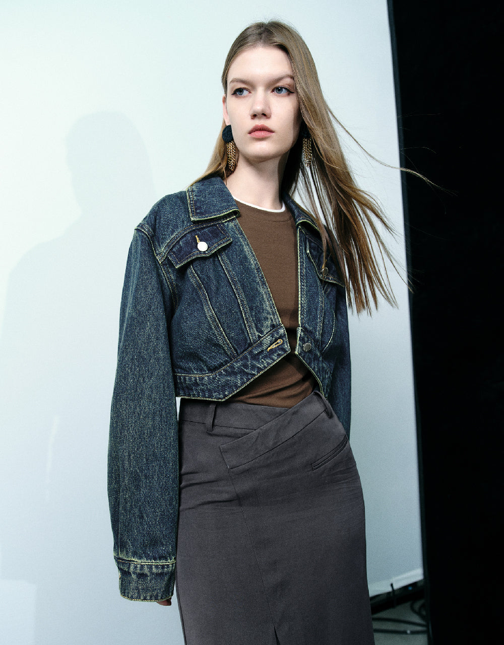 Cropped Denim Jacket
