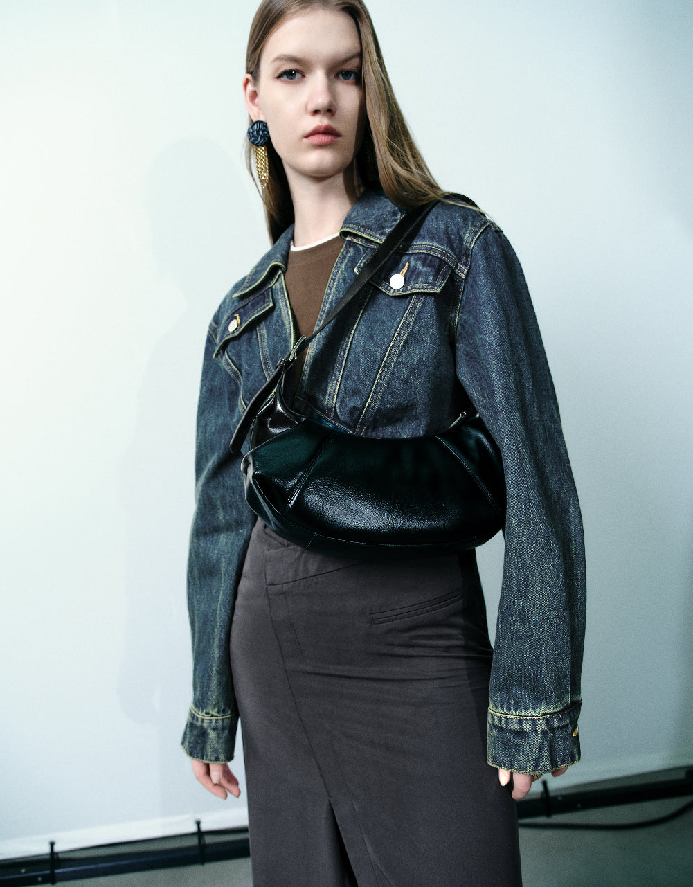 Cropped Denim Jacket