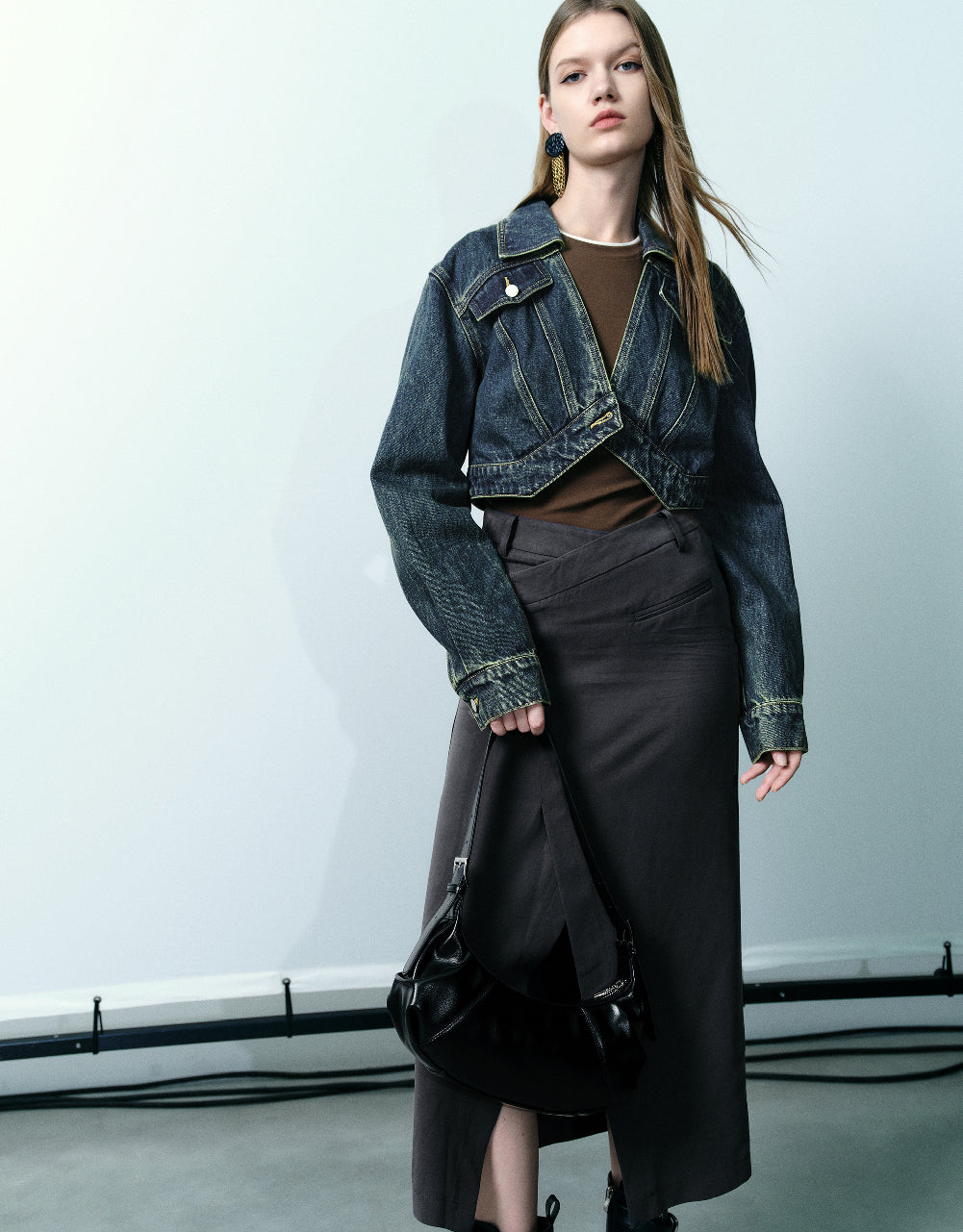 Cropped Denim Jacket
