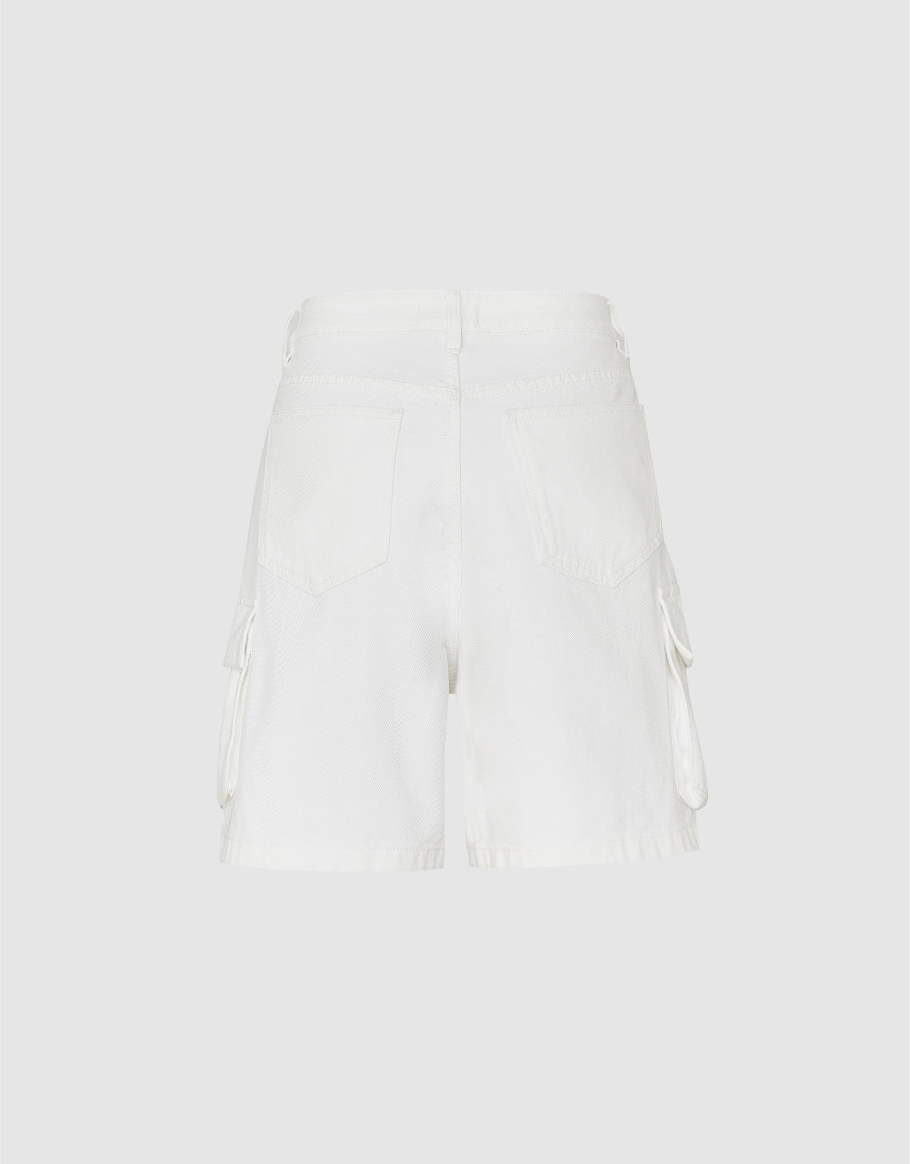 Multi-Pocket Denim Shorts