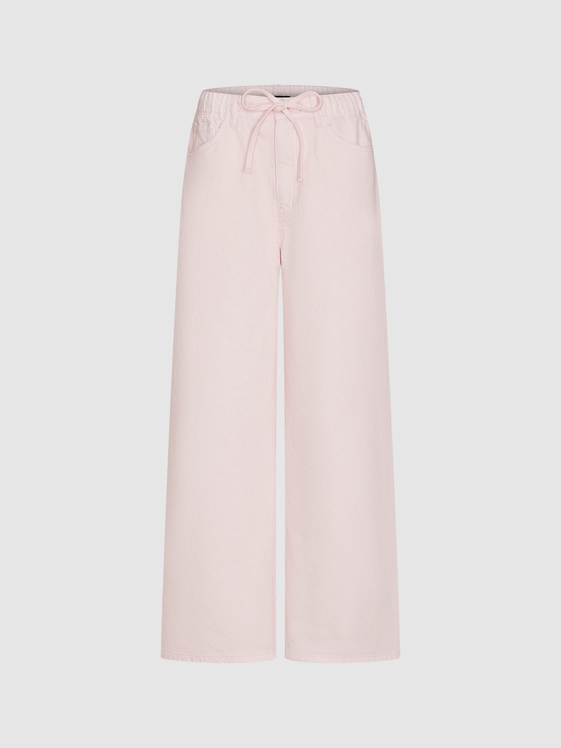 Wide-Leg Denim Jeans