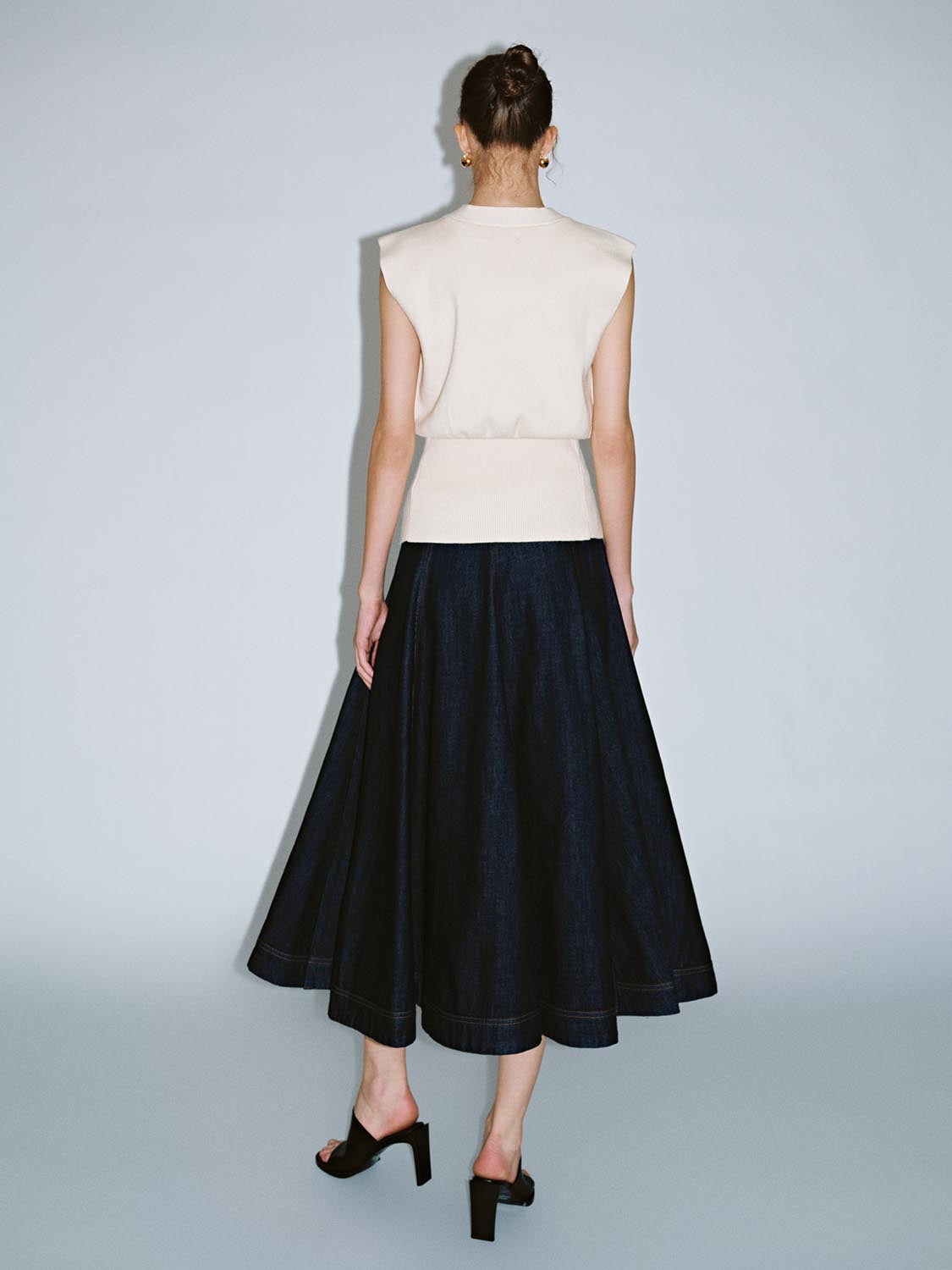Denim Maxi Skirts