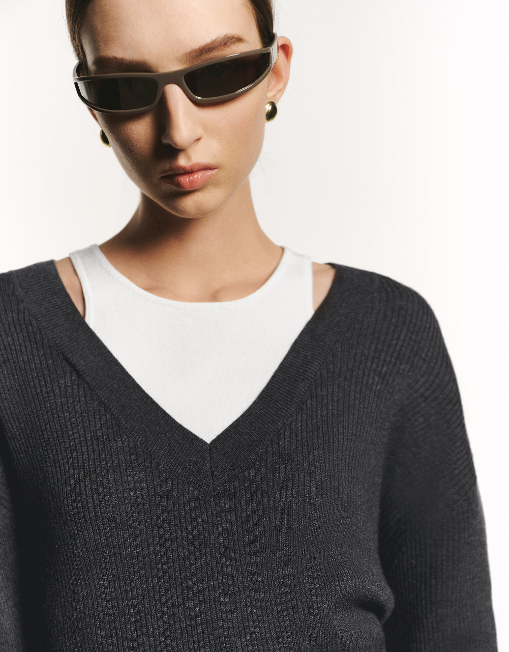 2 In 1 Knitted T-Shirt