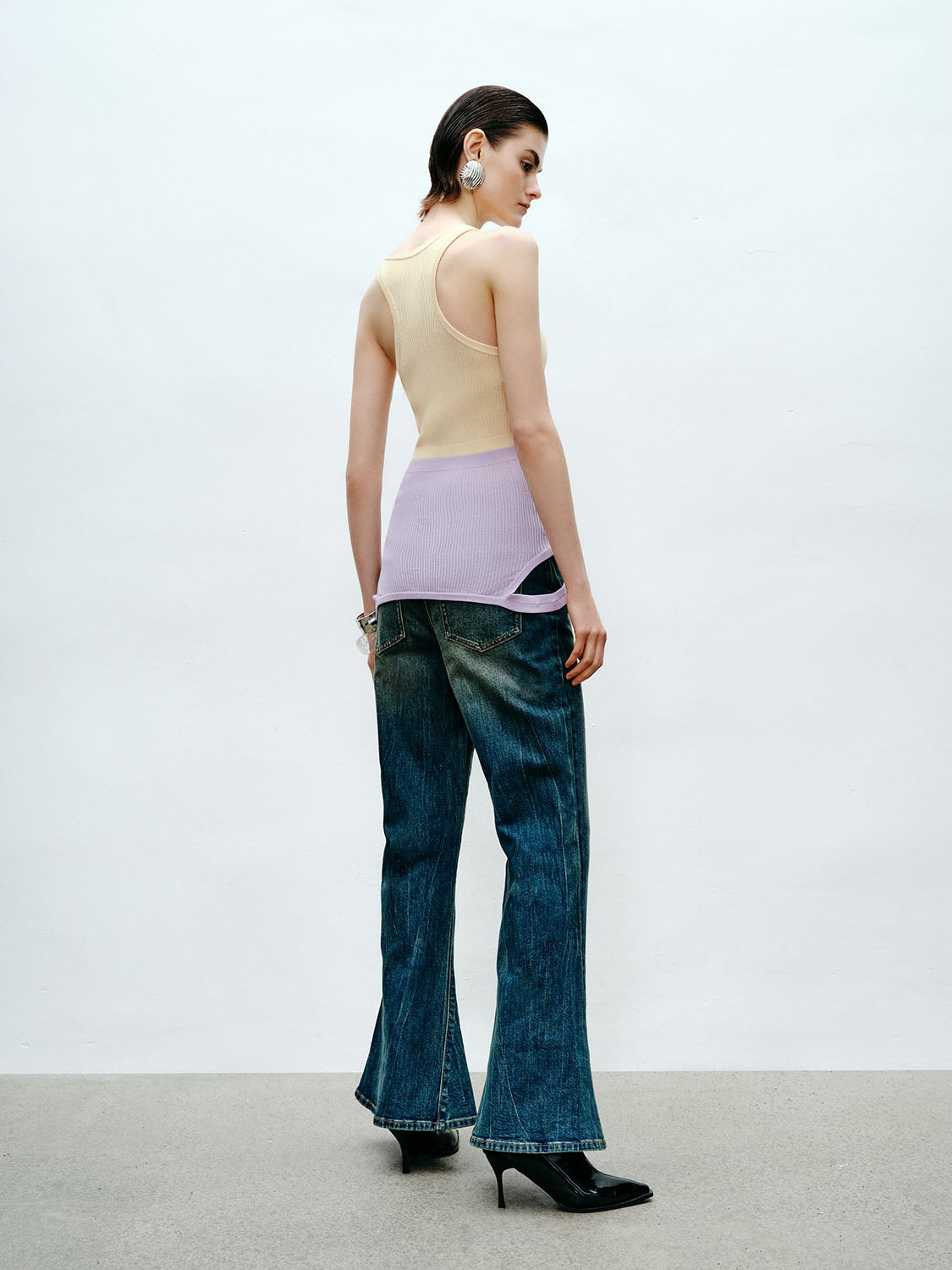 Sleeveless Knitted T-Shirts