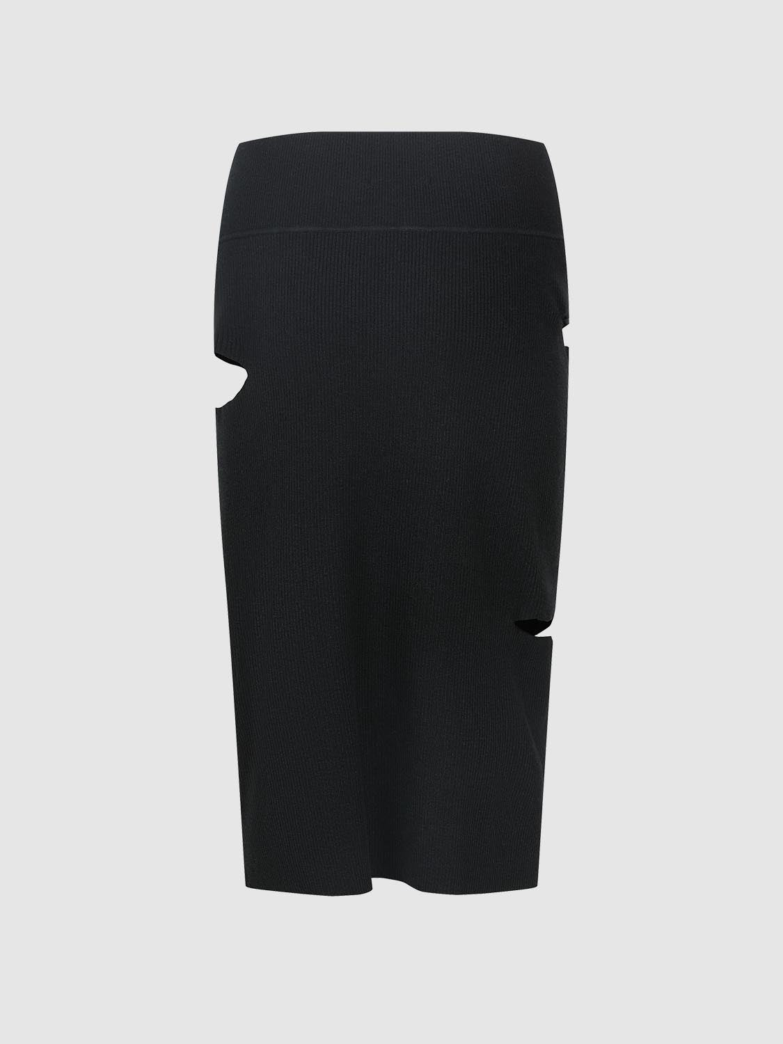 Ripped Knitted Skirts