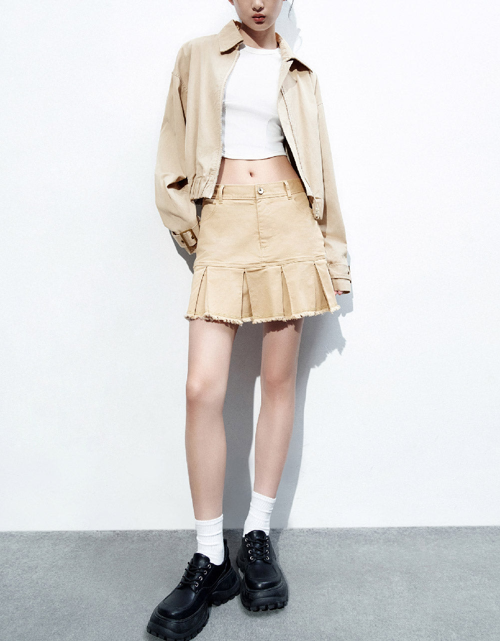 Drop Shoulder Sleeve Jacket