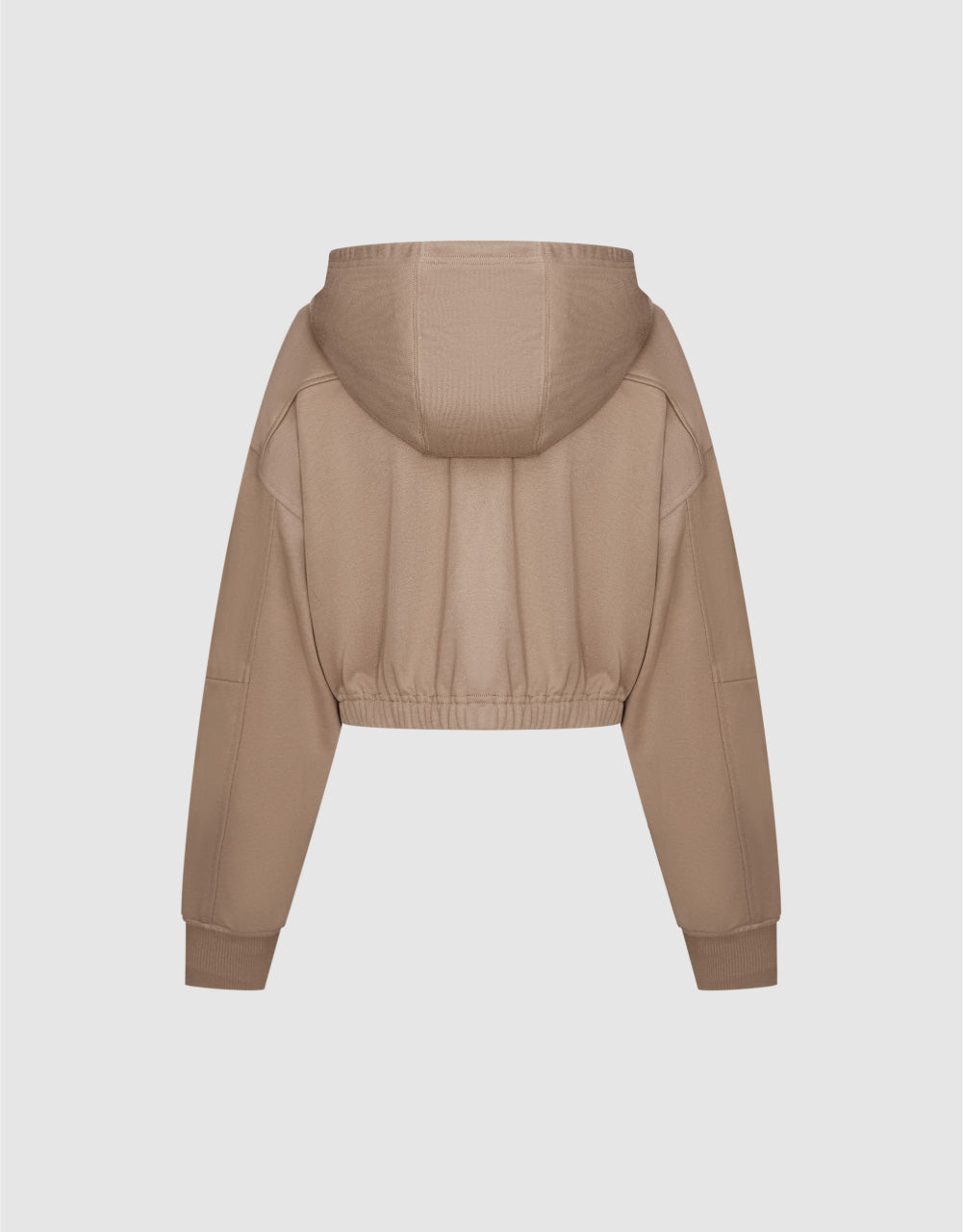 Letter Print Hooded Jacket