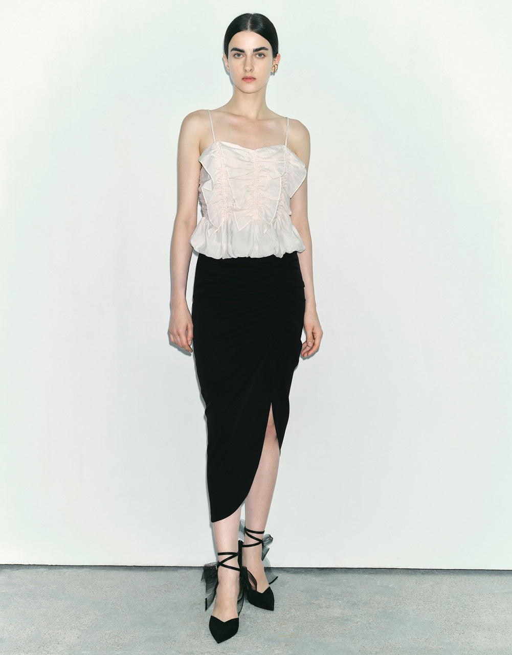 Sleeveless Off-Shoulder Overhead Shirt