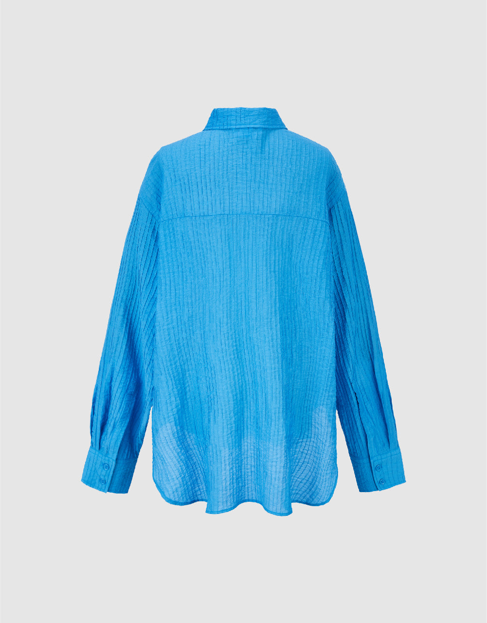 Textured Straight Oversized Shirt