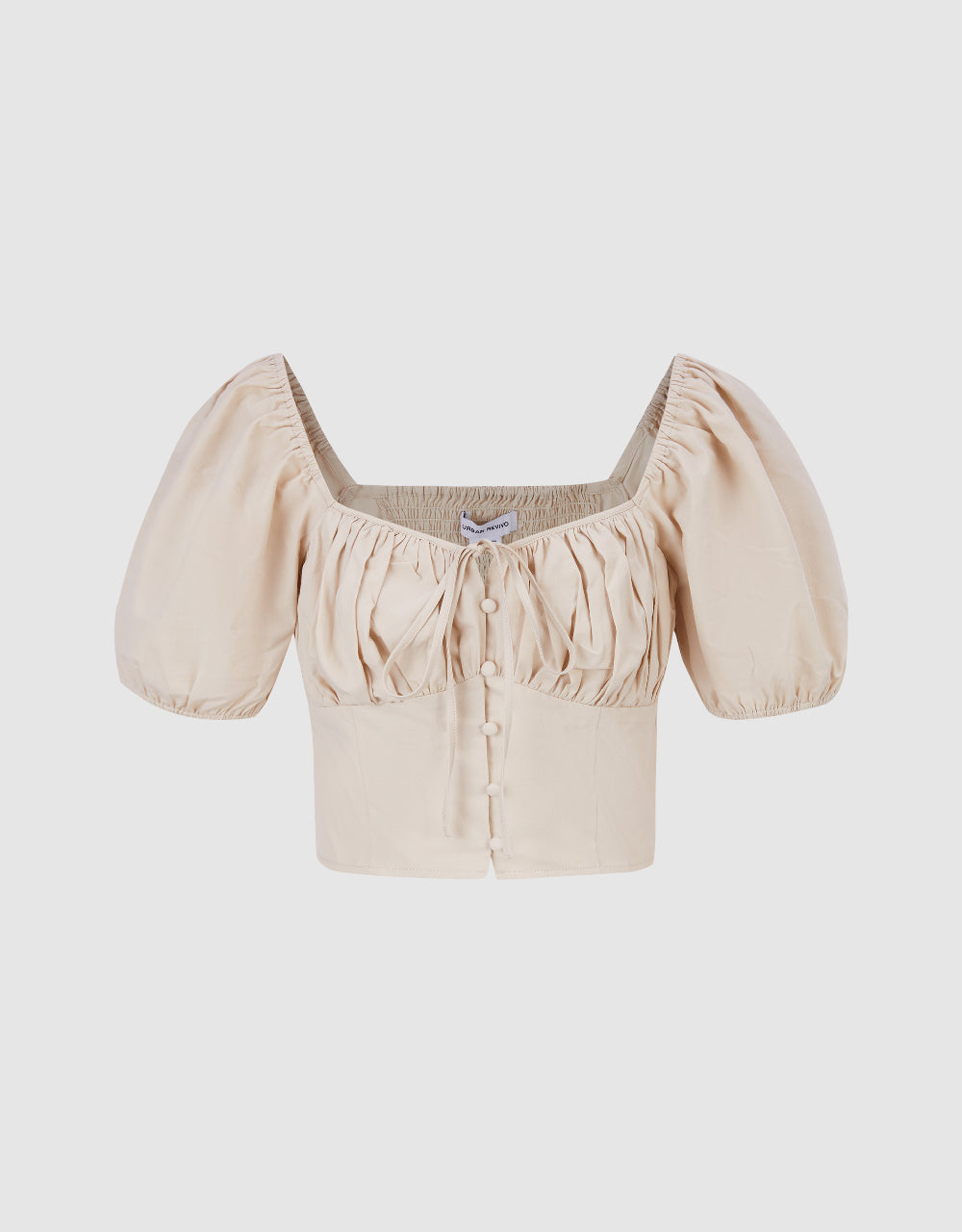 Lace Up Front Blouse