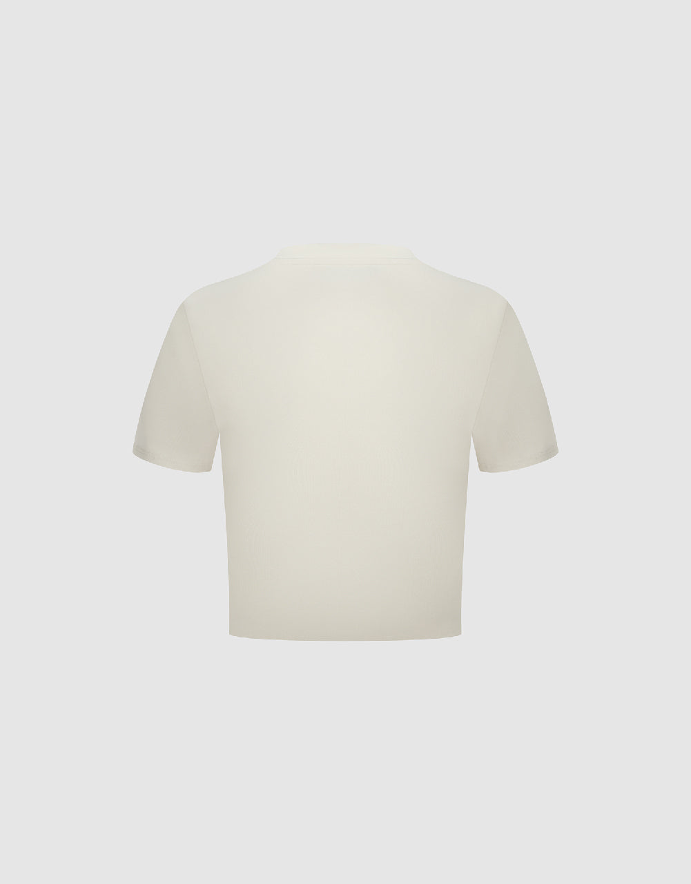 Graphic Crew Neck Skinny T-Shirt