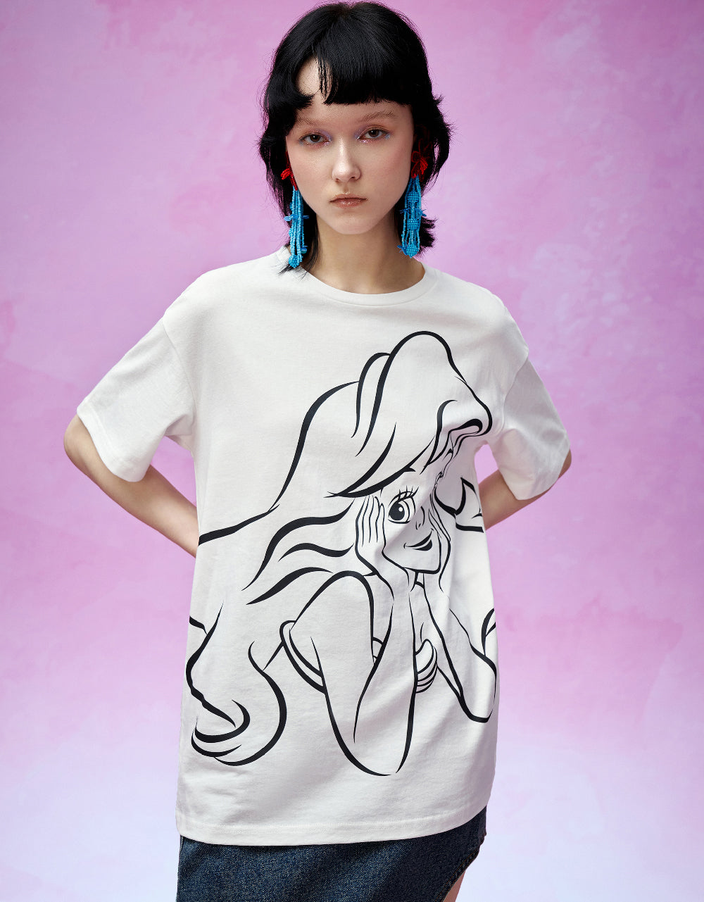 Mermaid Crew Neck T-Shirt