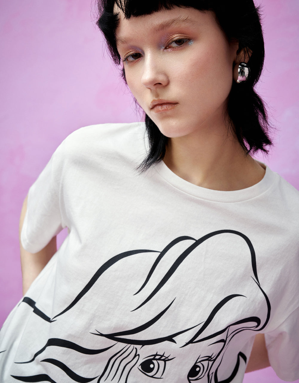 Mermaid Crew Neck T-Shirt
