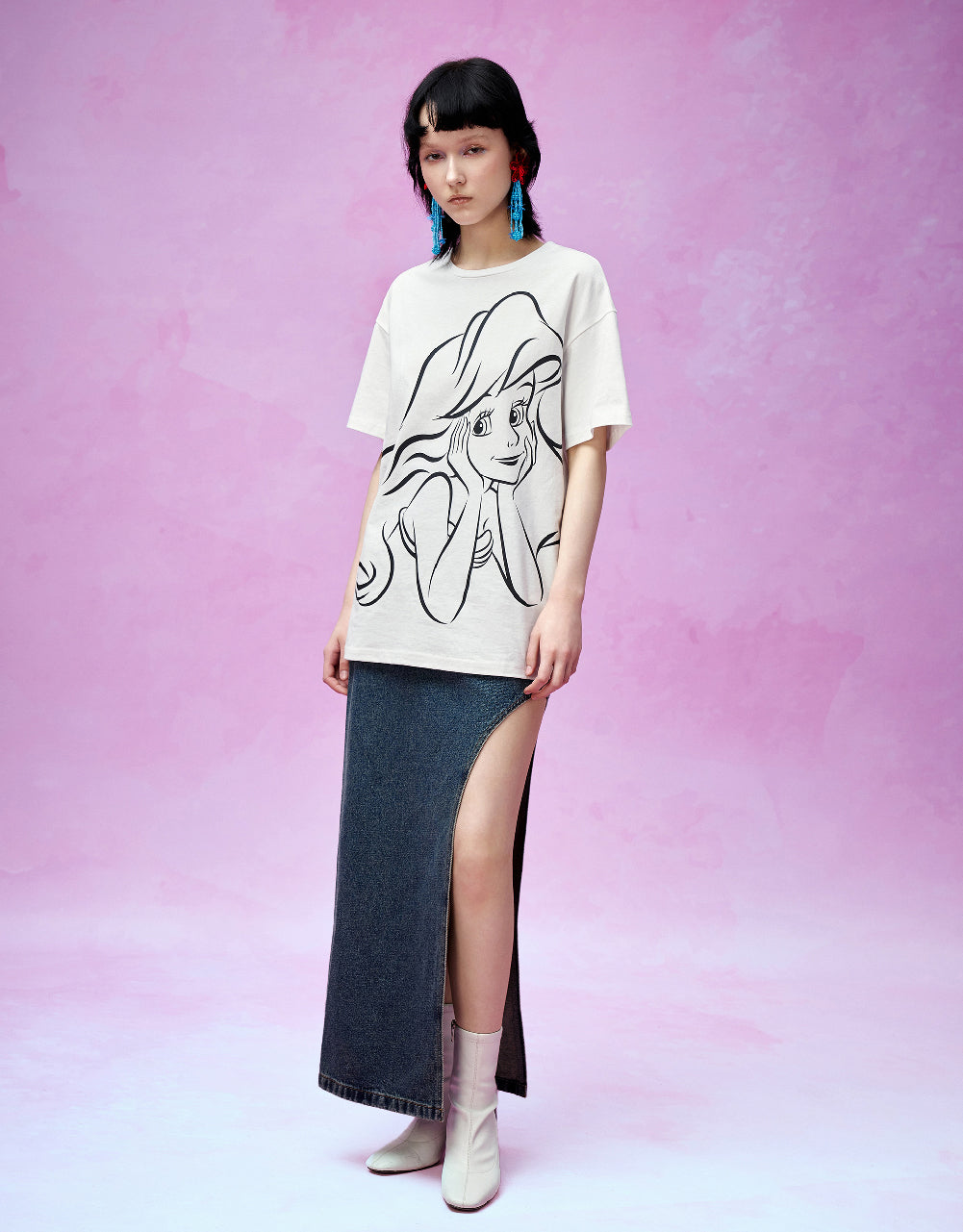 Mermaid Crew Neck T-Shirt