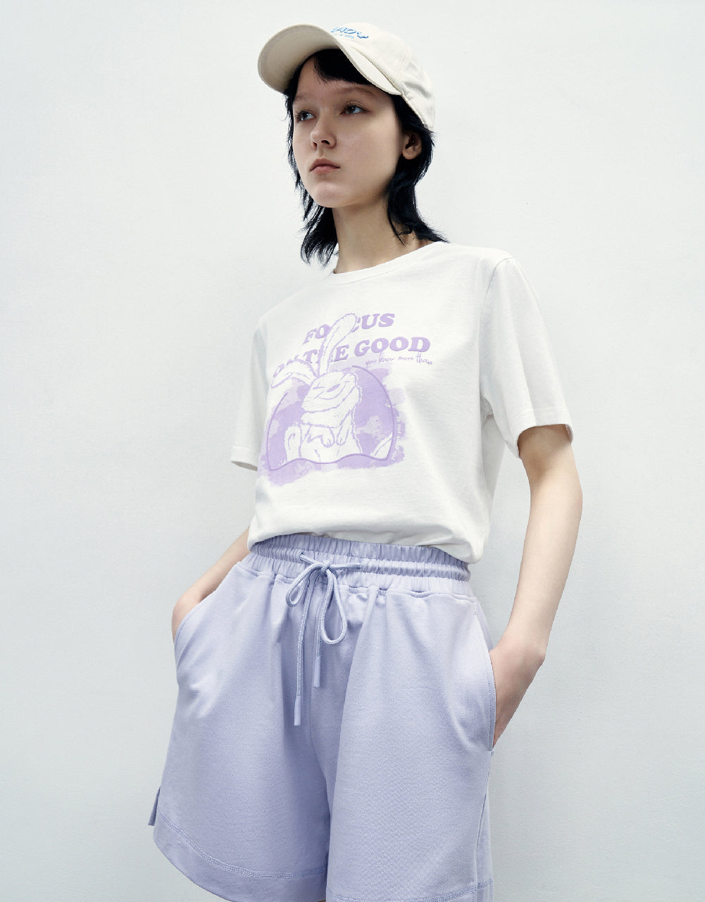 Bunny Printed Crew Neck T-Shirt
