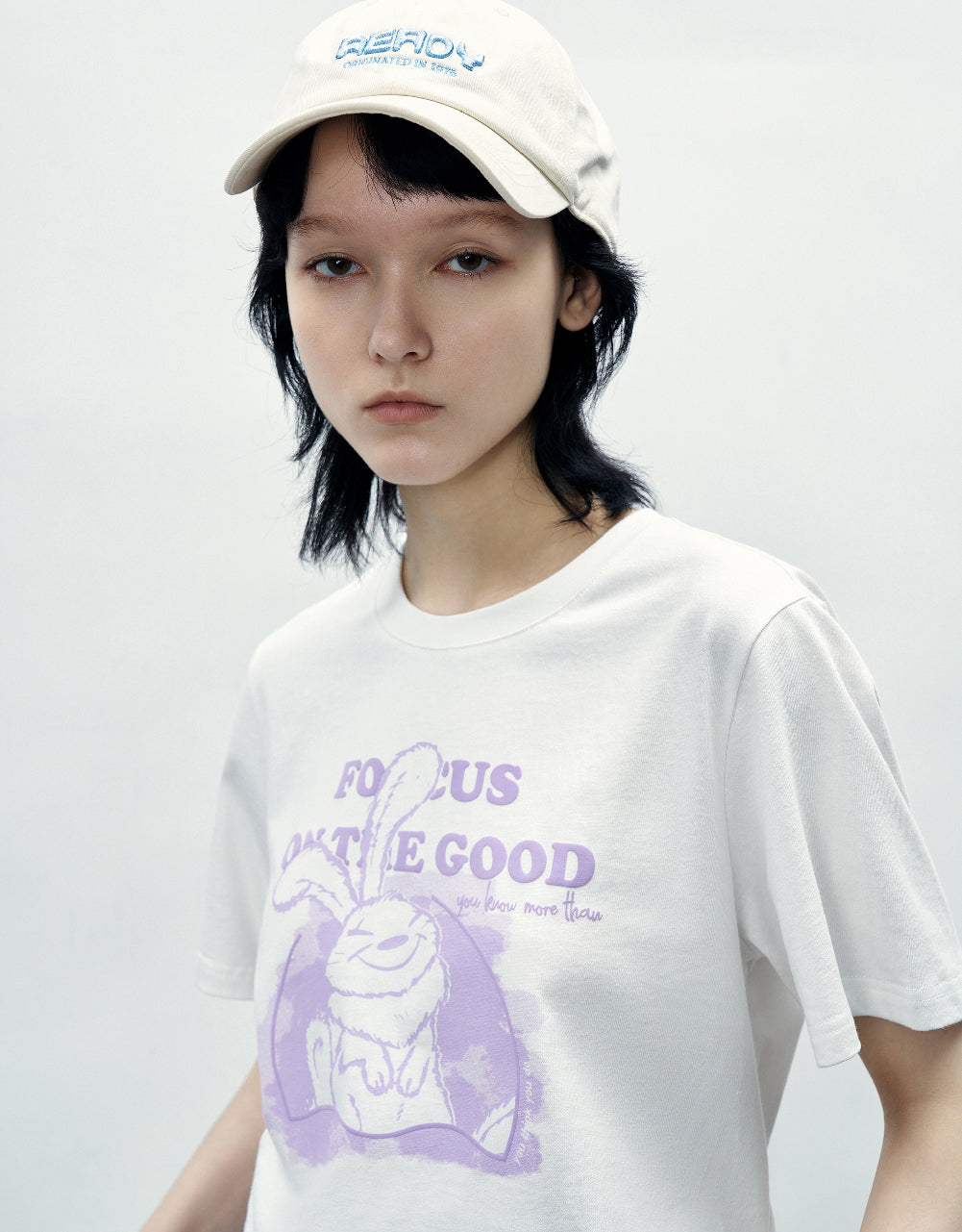 Bunny Printed Crew Neck T-Shirt