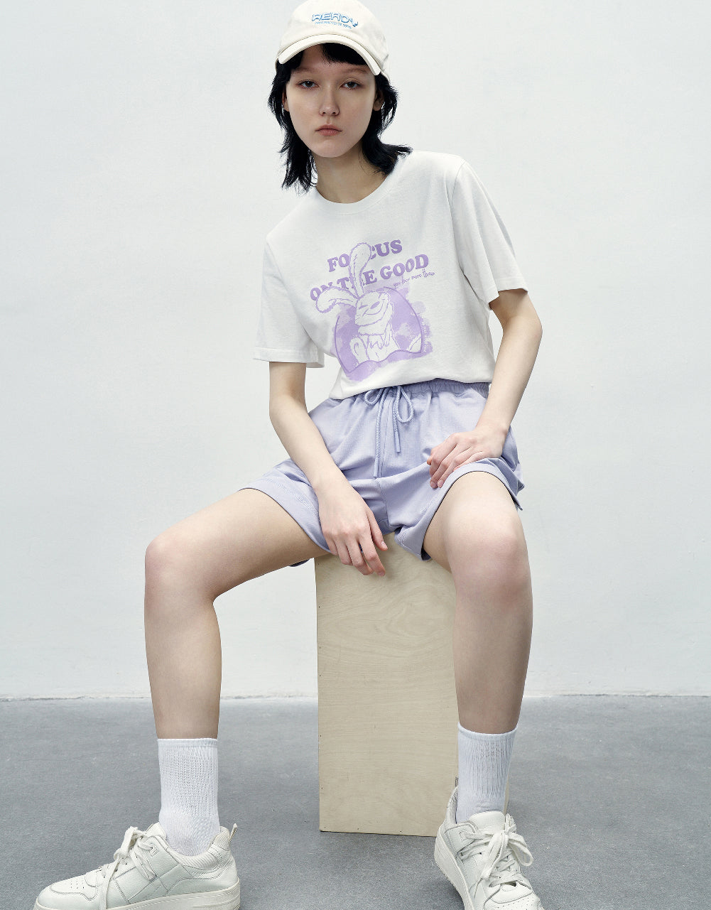Bunny Printed Crew Neck T-Shirt