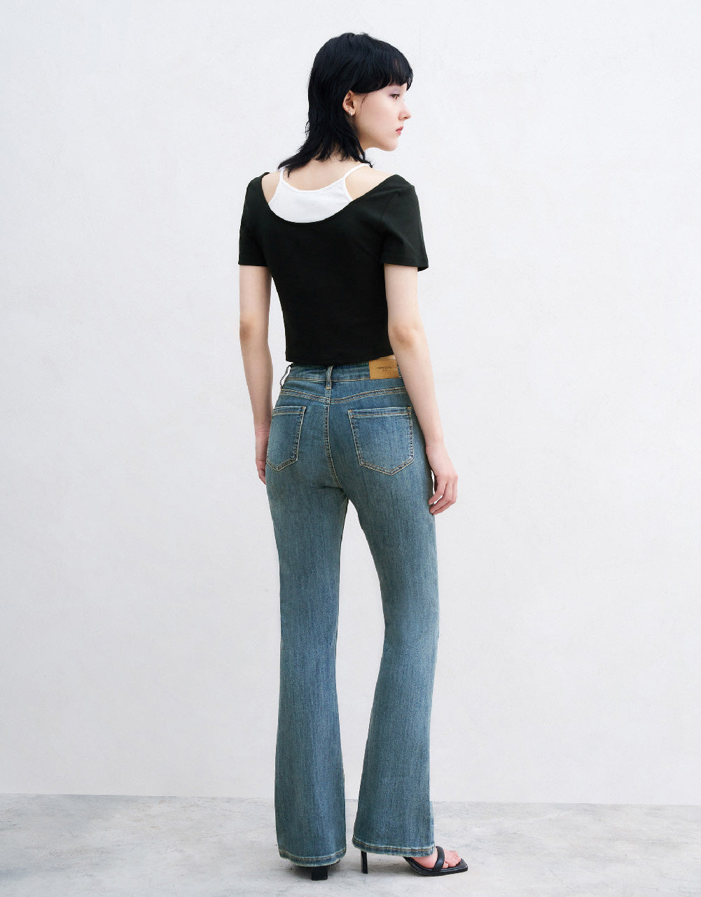 2 In 1 Skinny T-Shirt