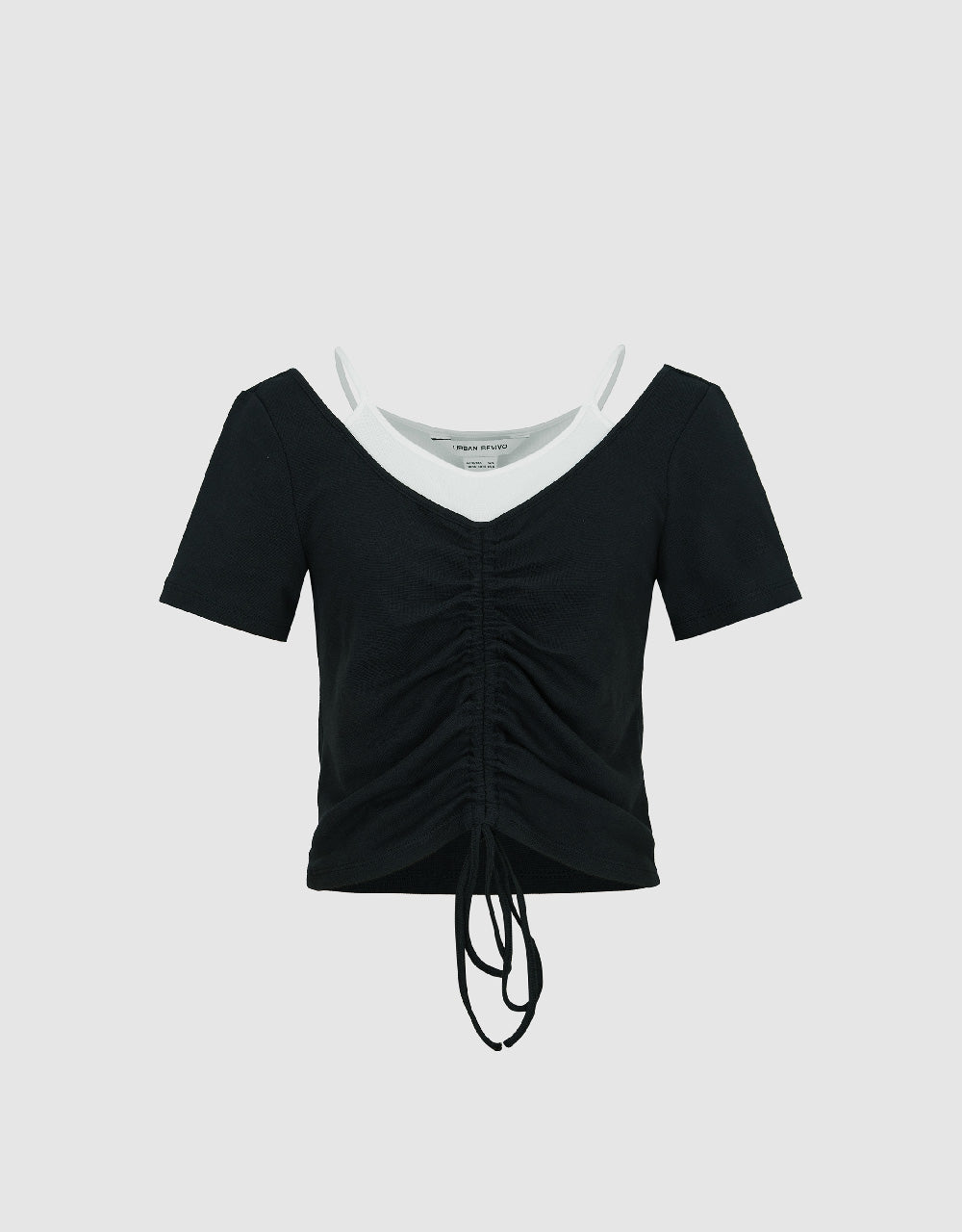 2 In 1 Skinny T-Shirt