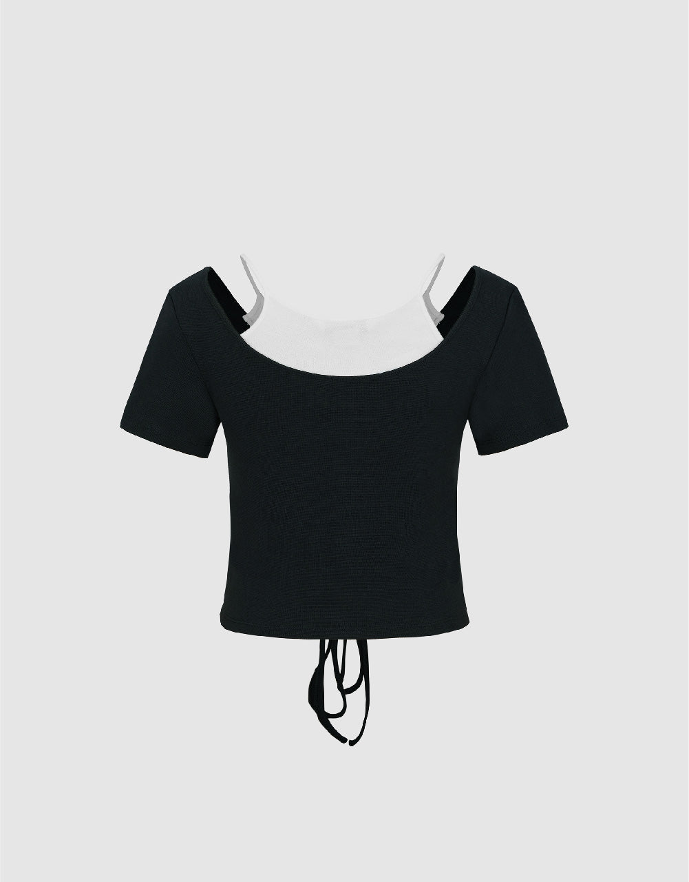 2 In 1 Skinny T-Shirt