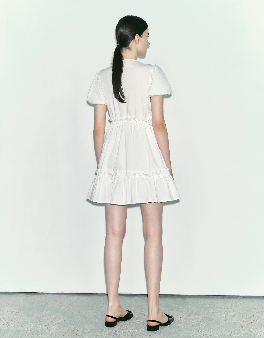 Tie Front A-Line Dress