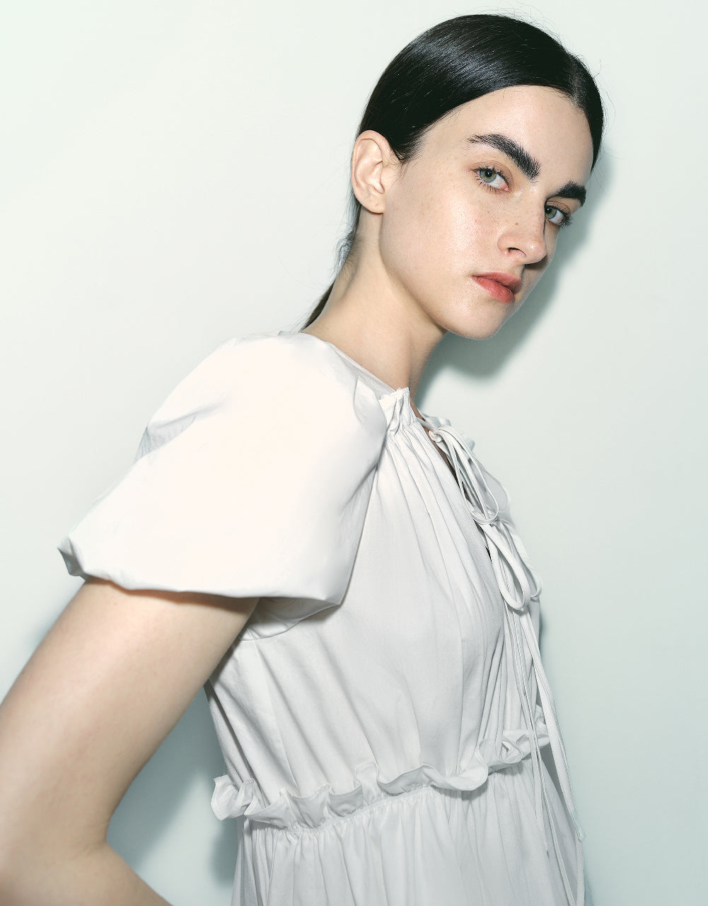 Tie Front A-Line Dress