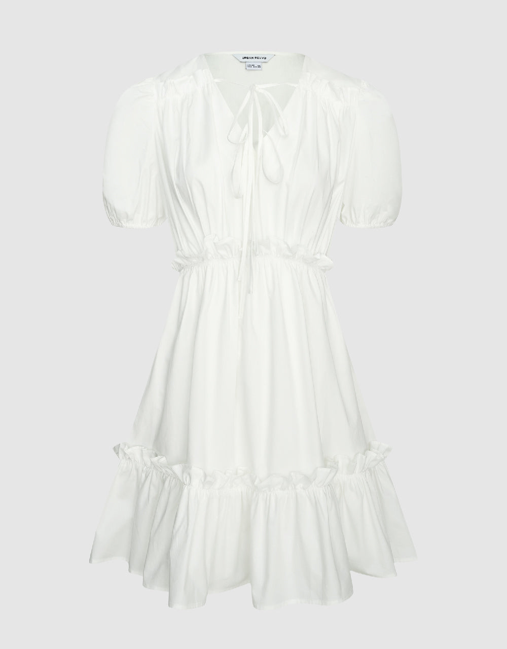 Tie Front A-Line Dress