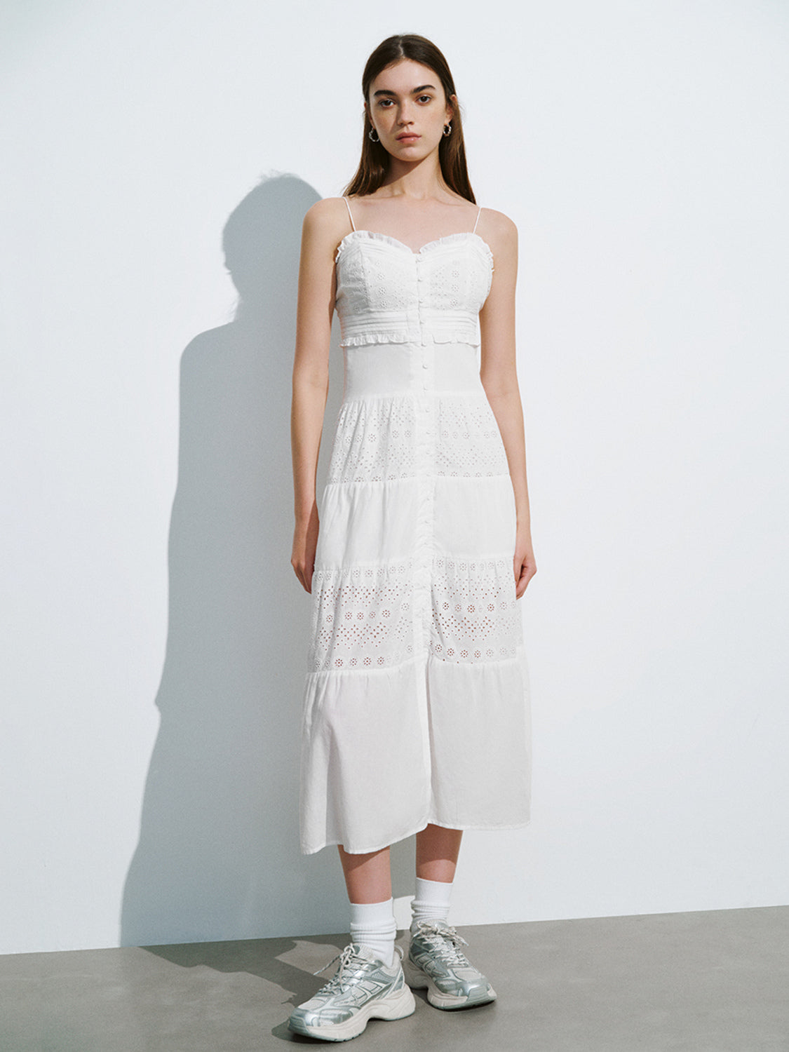 V-Neck A-Line Cami Dress