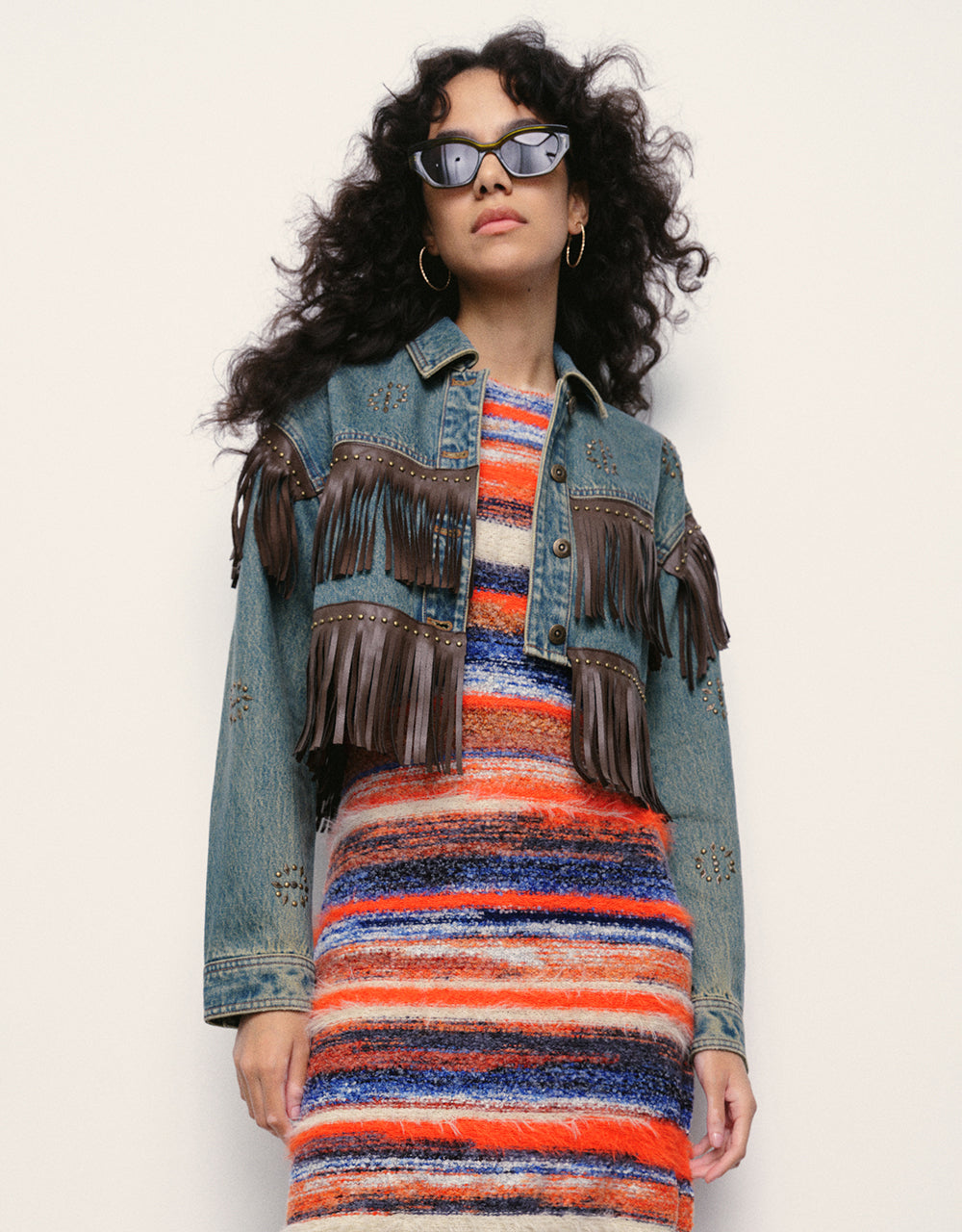 Cropped Denim Jacket