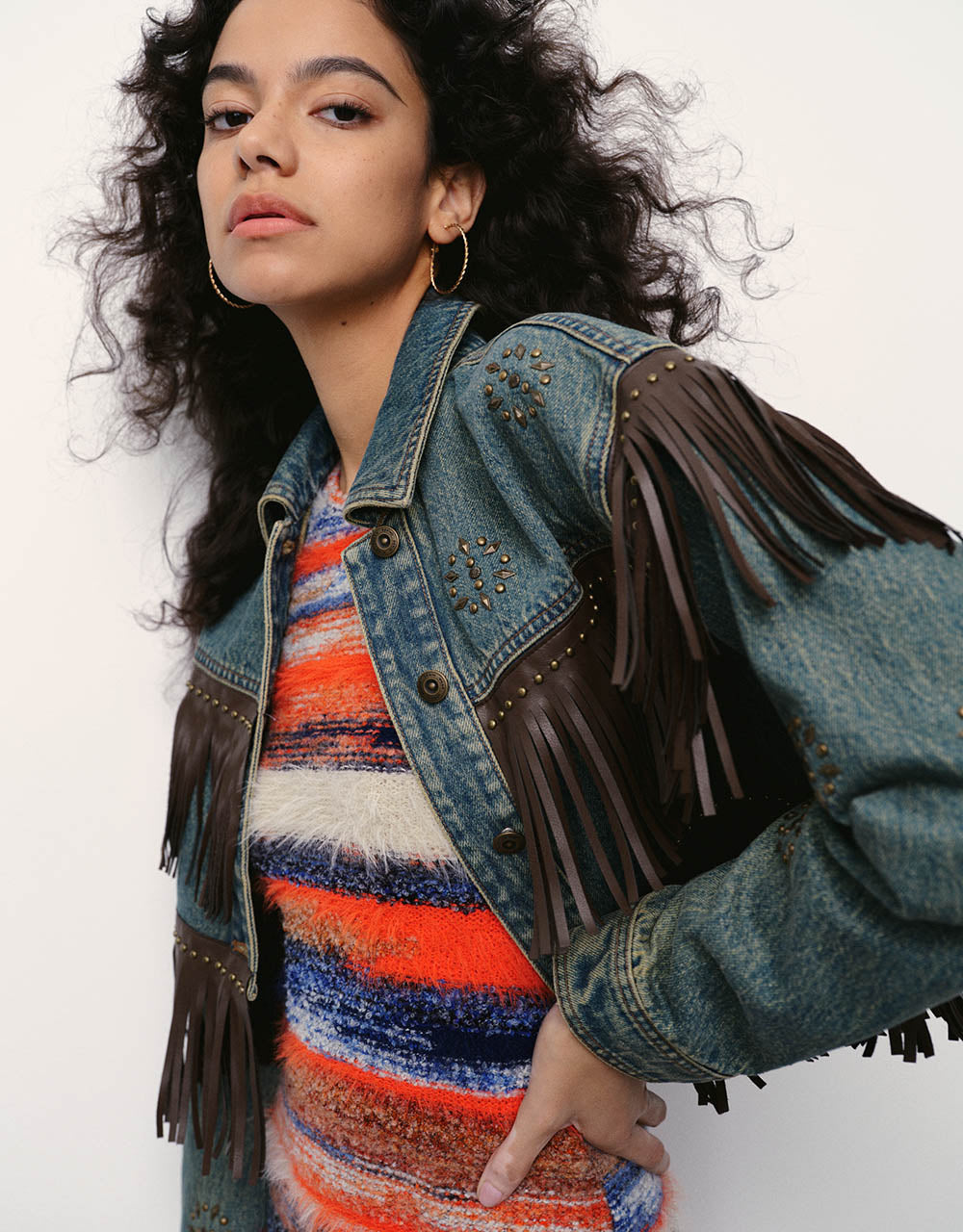 Cropped Denim Jacket