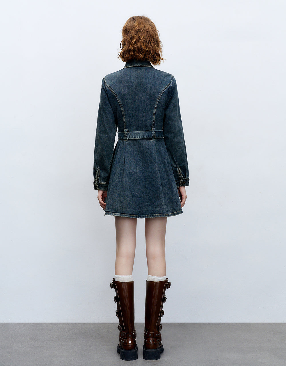 A-Line Denim Dress