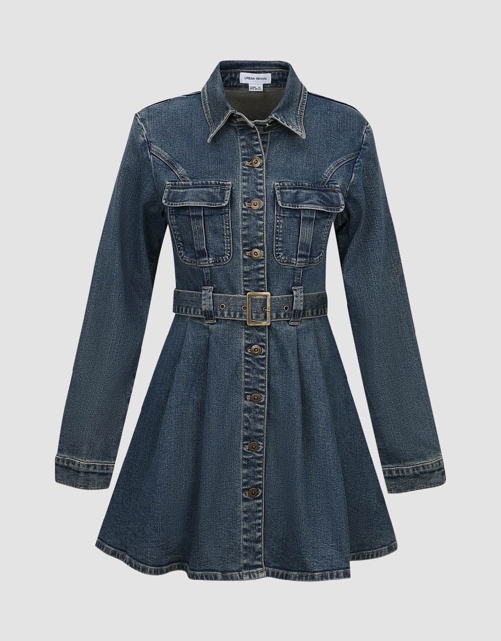 A-Line Denim Dress