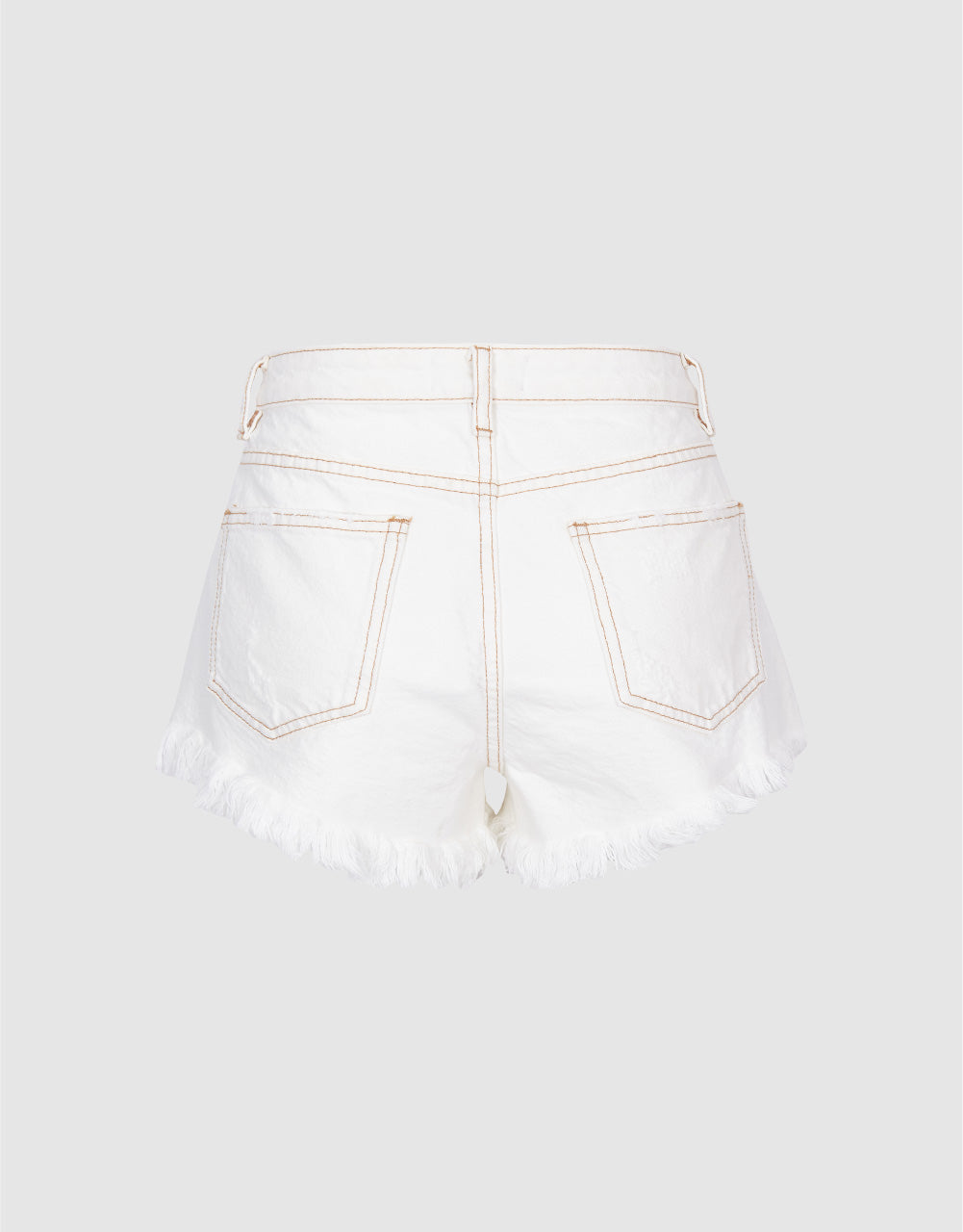 Raw Hem Denim Shorts